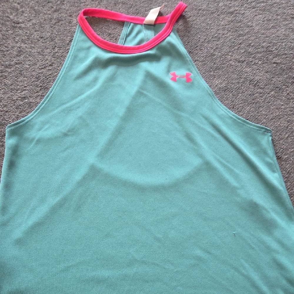 Under Armour Teal and Pink Sports Tank